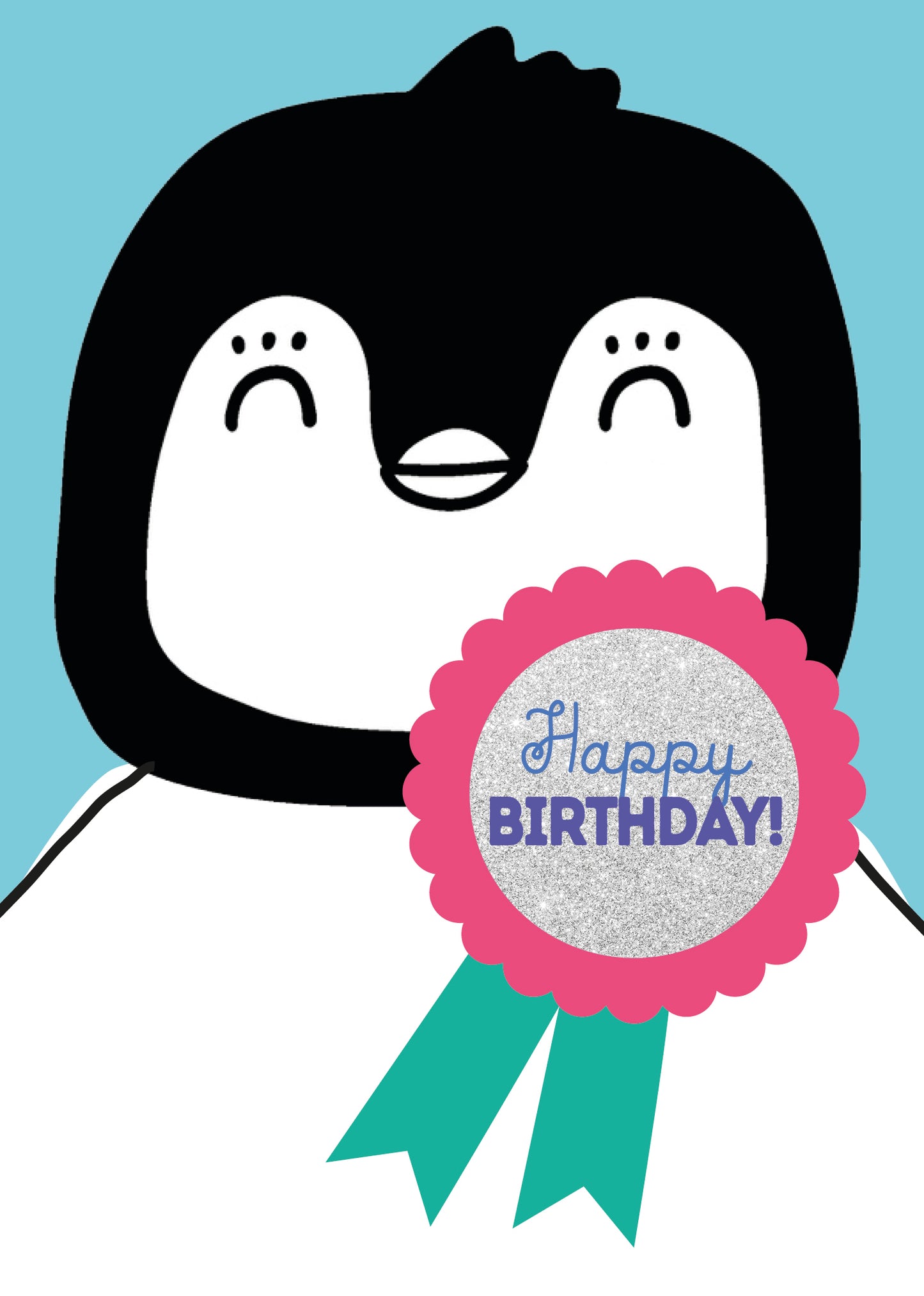 Card with birthday badge 3