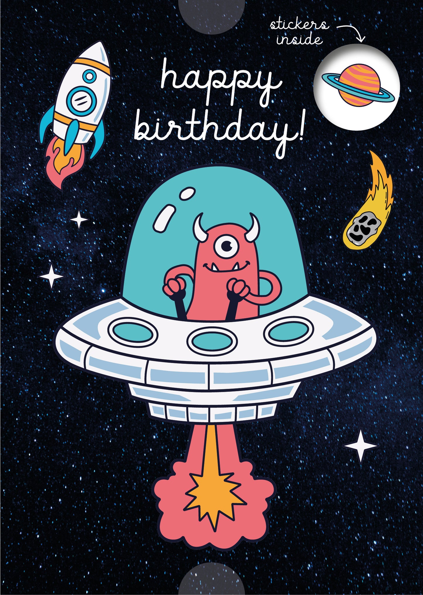 Sticker card - Space