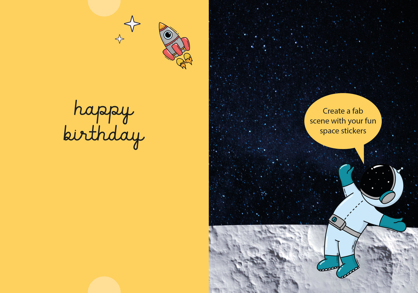 Sticker card - Space